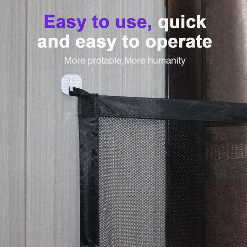 No-Drill Mesh Pet Safety Gate for Dogs & Cats