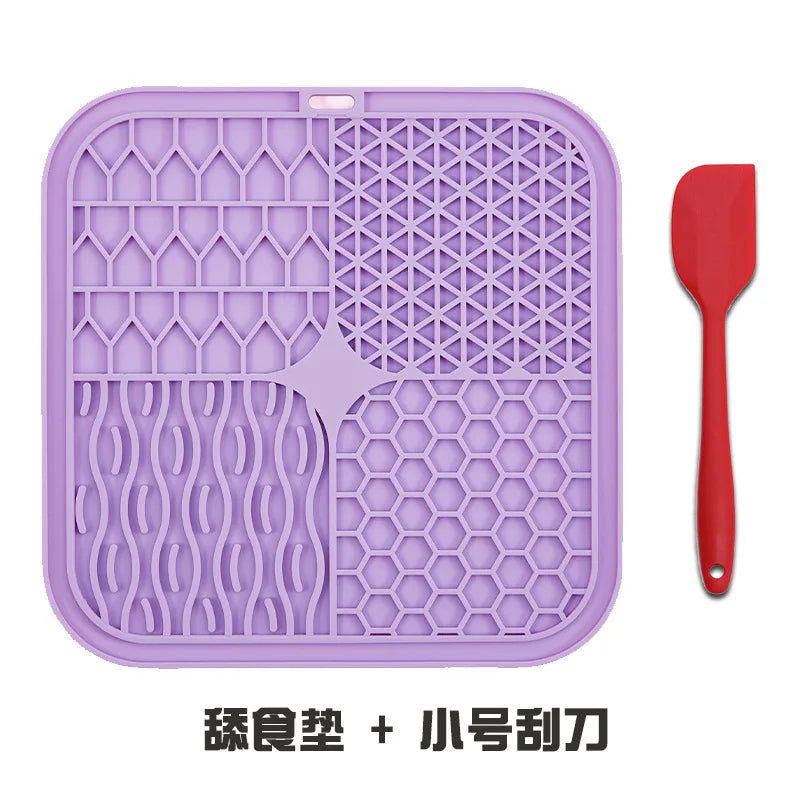 Anti-Choking Silicone Pet Lick Mat for Dogs & Cats