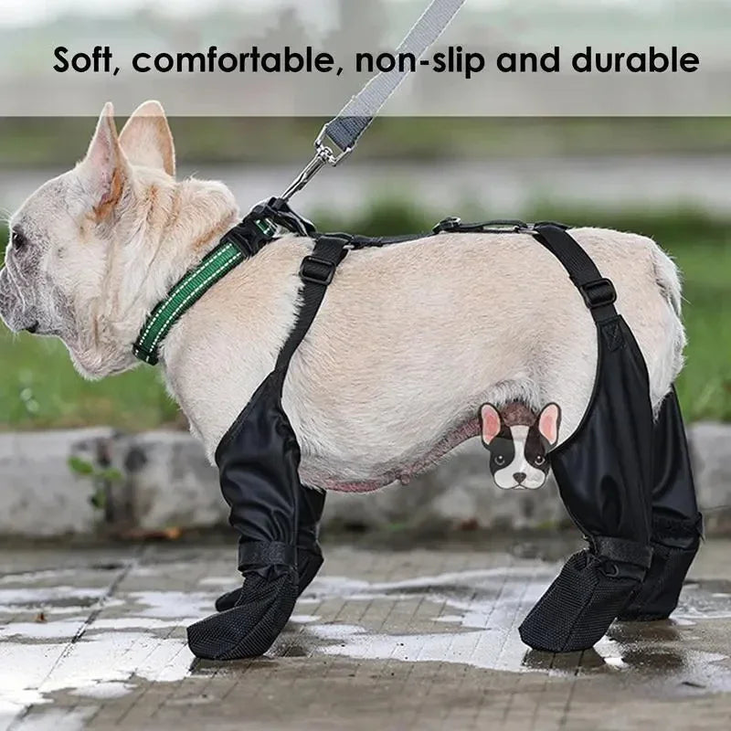 Waterproof Dog Shoes Adjustable Dog Boots Pet Breathable Shoes