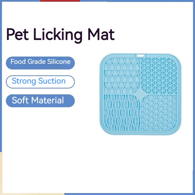Anti-Choking Silicone Pet Lick Mat for Dogs & Cats